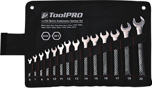 ToolPRO 14 Pce Spanner Set