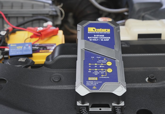Century 12V 1/8/12A 9 Stage Lithium Battery Charger