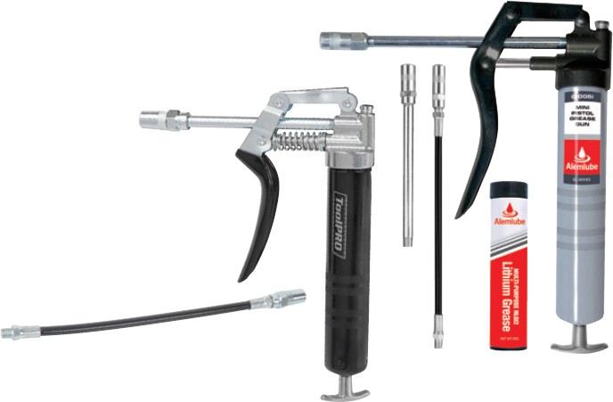 AlemLube & ToolPRO Grease Guns & Accessories^