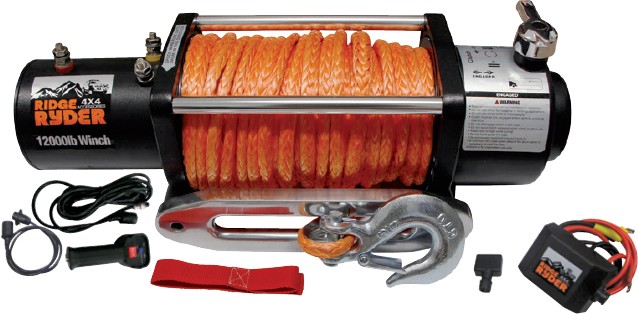 Ridge Ryder 12000lb 12V Electric Winch