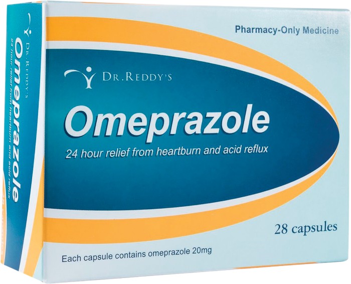 Dr Reddy’s Omeprazole 20mg Tablets 28s