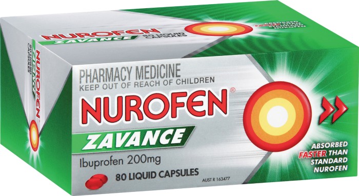 Nurofen Zavance Liquid Capsules 80s