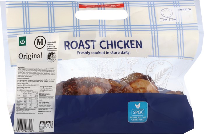Woolworths Hot Roast Medium Chicken*