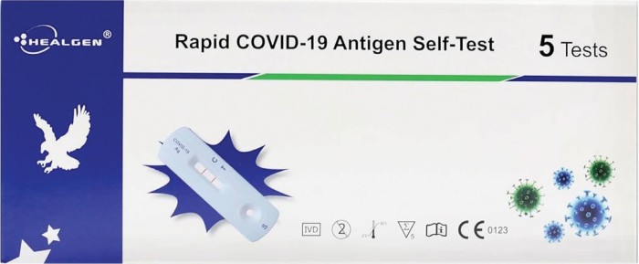 Healgen Covid-19 RAT Kit 5 Pack