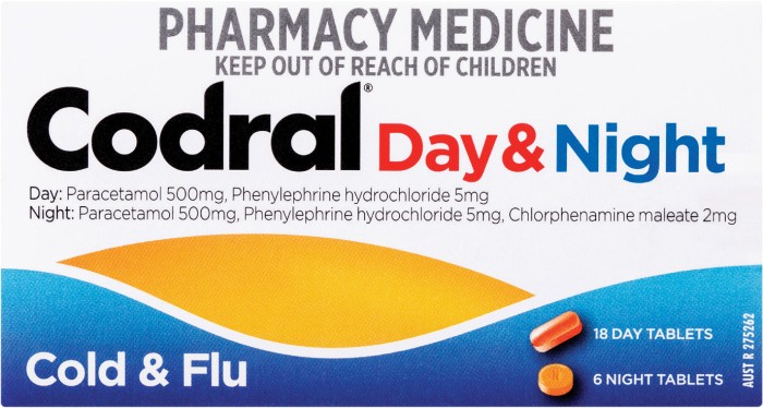 Codral PE Day & Night Tablets 24s