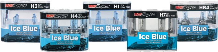 Repco Ice Blue Headlight Globes
