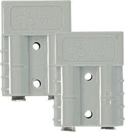 Maxi Trac Heavy Duty Connector 2 Pack - Grey