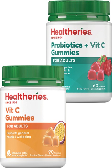 NEW Healtheries Vitamin C Gummies** 90s or High Strength Gummies** 60s