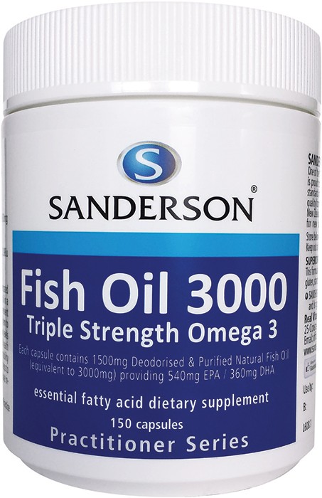 Sanderson Fish Oil 3000mg 150s