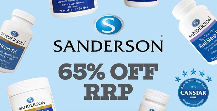 65% off RRP Sanderson Range