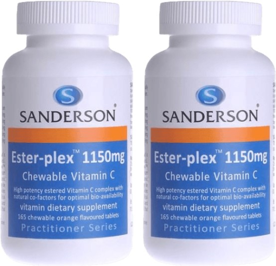 Sanderson Ester-plex 1150mg Vitamin C Chewables 165 Tablets