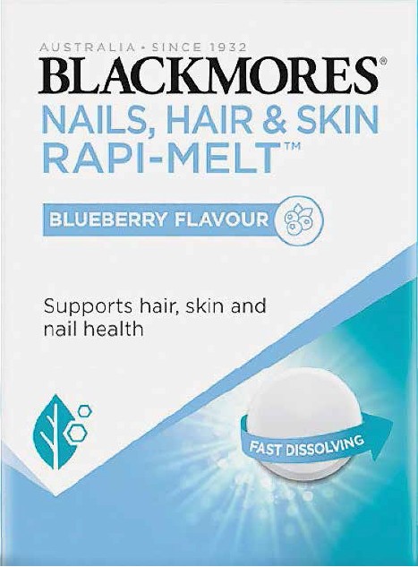 NEW Blackmores Nails, Hair & Skin Rapi-Melt 60 Tablets