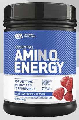 Optimum Nutrition Amino Energy Blue Raspberry 65 Serve 585g