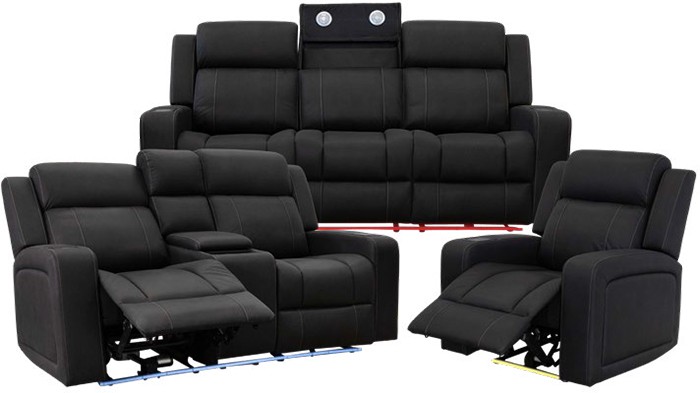 Vulcan 3 + 2 Seater + Recliner