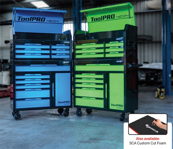 ToolPRO Neon Tool Chests & Cabinets