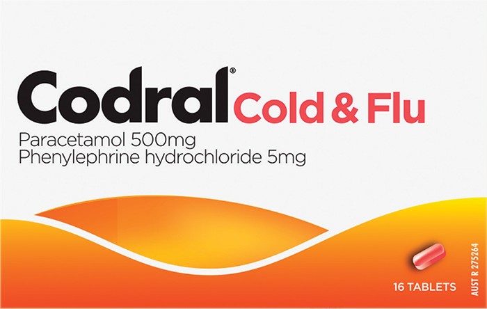 Codral Cold & Flu Decongestant Tablets 16s