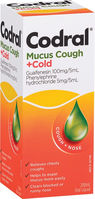 Codral Mucus Cough & Cold 200ml
