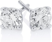 10ct White Gold Element Lab Diamond Solitaire Studs Set