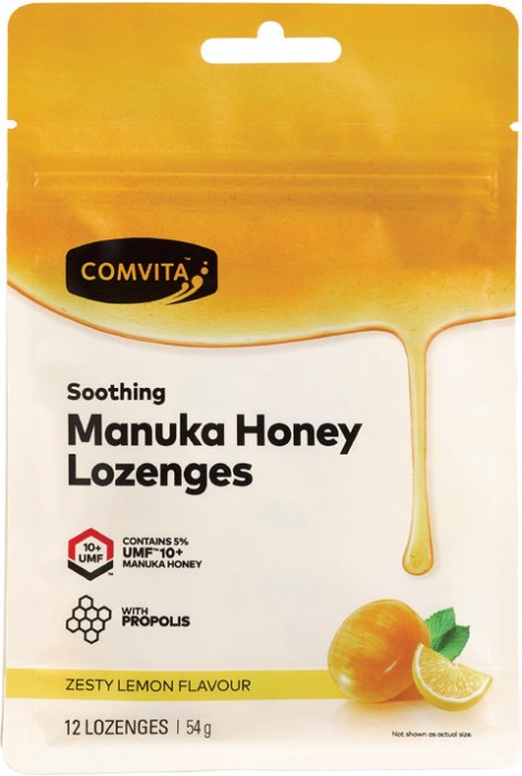 Comvita Soothing Manuka Honey Lozenges 12s