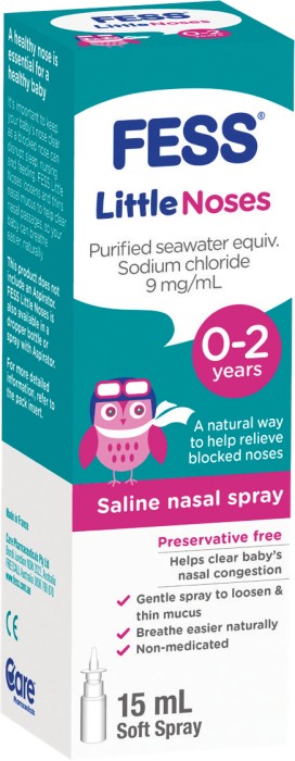 FESS Little Noses Saline Nasal Spray 15ml