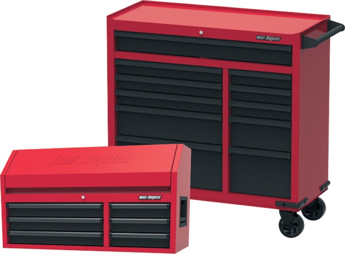 Repco 41" 6 Drawer Tool Chest & 11 Drawer Tool Trolley