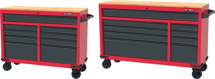 Repco 46" 9 Drawer Tool Trolley & 56" 9 Drawer Tool Trolley