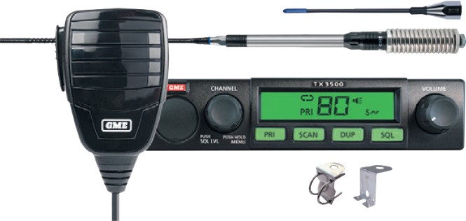 GME Compact UHF CB Radio Value Pack