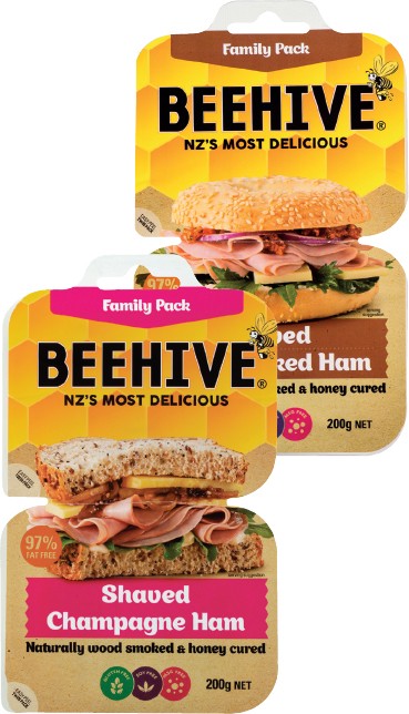 Beehive Shaved Ham 200g