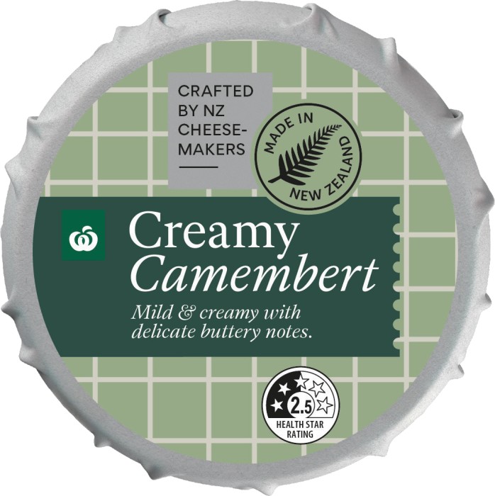 NEW Woolworths Creamy Camembert* 125g