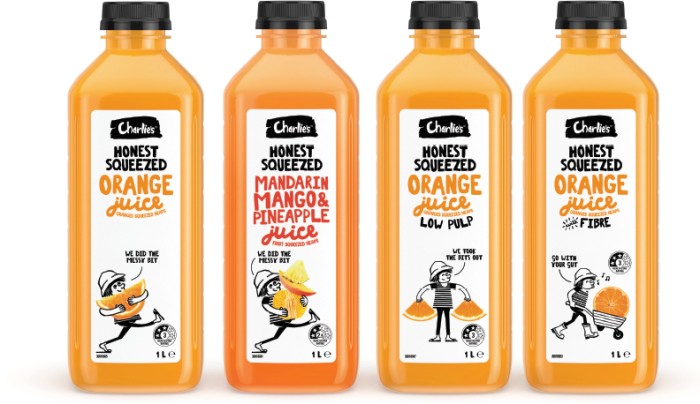 Charlie’s Honest Squeezed Chilled Juice 1L