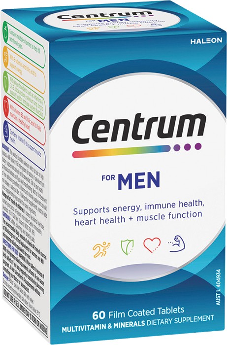 Centrum For Men Multivitamins 60s
