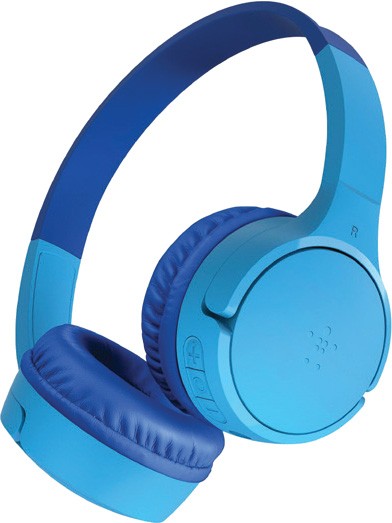 Belkin SoundForm Mini 2 Wireless On-Ear Kids Headphones - Blue