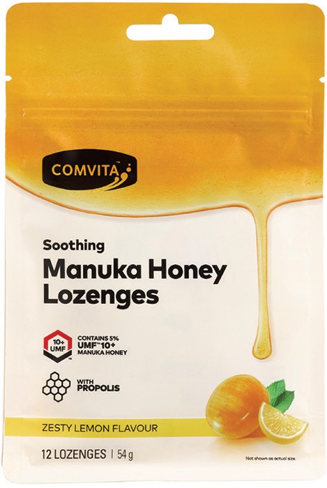 Comvita Soothing Manuka Honey Lozenges 12s