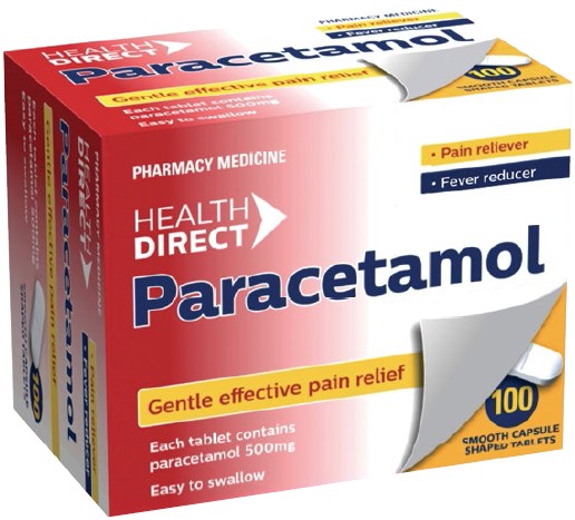 Health Direct Paracetamol 100s