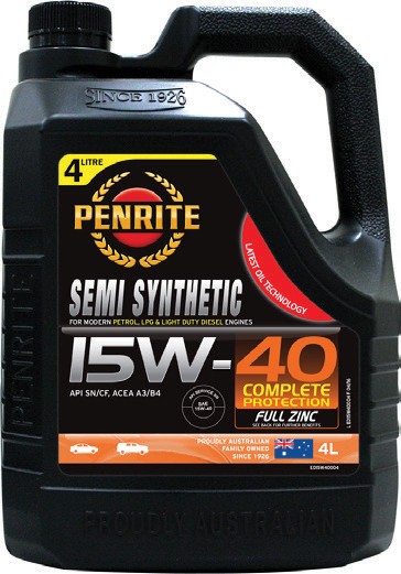 Penrite Semi Synthetic 15W-40 4L Engine Oil