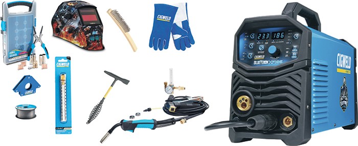 Cigweld BlueVenom XF186 Multi Process Welding Inverter Power Pack