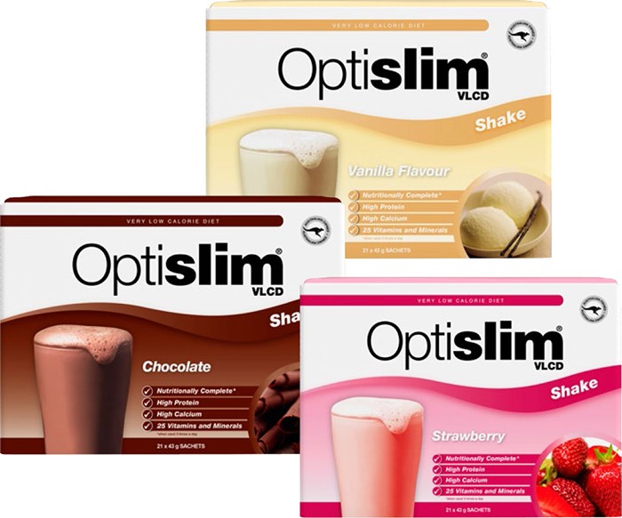 Optislim VLCD Shakes Sachets 21x43g