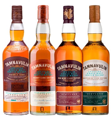 Tamnavulin Single Malt Double Cask Whisky, Tamnavulin Single Malt Sherry Cask Edition, Tamnavulin Red Wine Cask