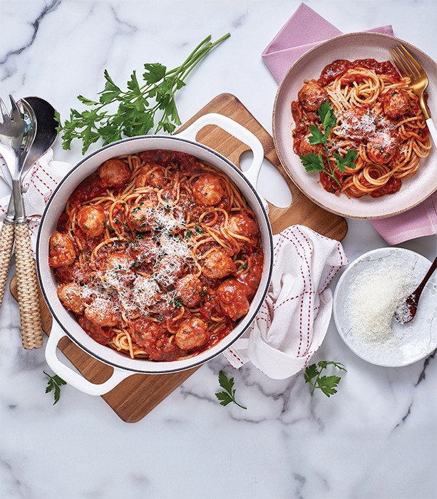 Speedy Meatballs in Red Wine Sauce
