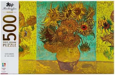 Mindbogglers Gold Sunflower 500 Pieces Puzzle