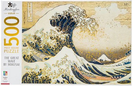 Mindbogglers Gold Great Wave 500 Pieces Puzzle