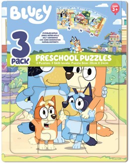 Bluey Frame Tray Puzzle 3 Pack