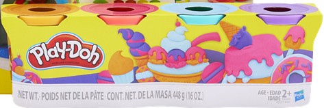 Play-Doh Colours 4 Pack