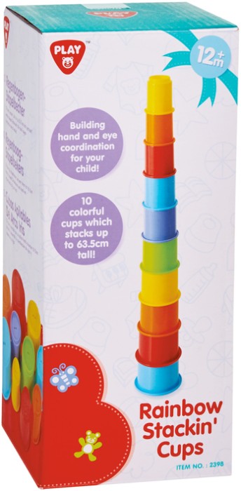 Playgo Rainbow Stackin’ Cups