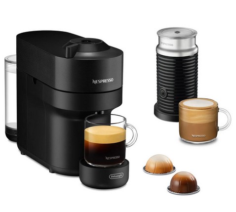 Nespresso Vertuo Pop Coffee Machine Bundle (Black)