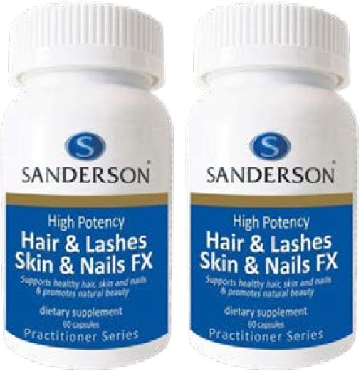 Sanderson Hair & Lashes Skin & Nails FX 60 Capsules