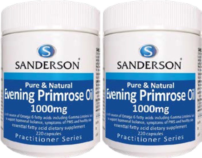 Sanderson Evening Primrose Oil 1000mg