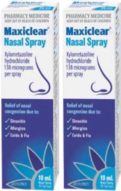 Maxiclear Xylometazoline Nasal Spray 10ml