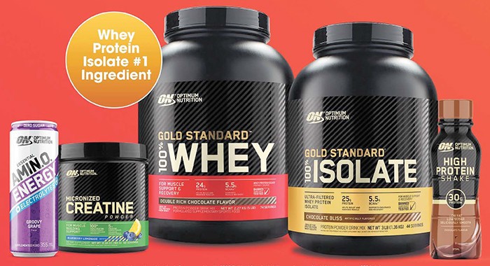 Up to 30% off RRP Optimum Nutrition Range