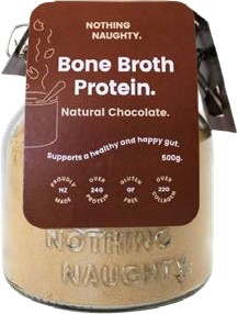 Nothing Naughty Natural Chocolate Bone Broth Protein 500g